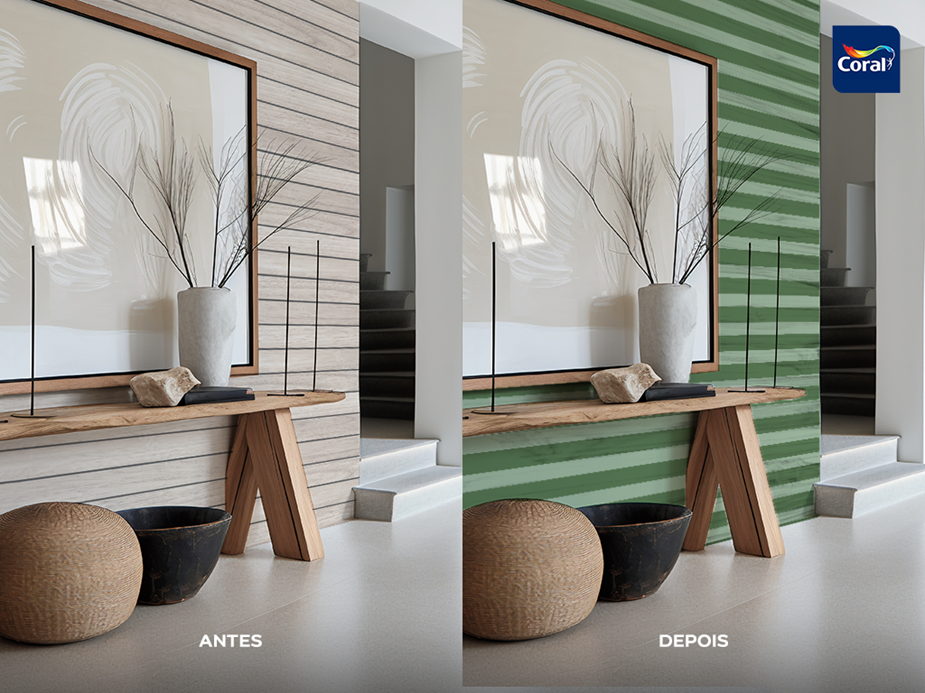 Shiplap em alta: hall de entrada fresco e convidativo