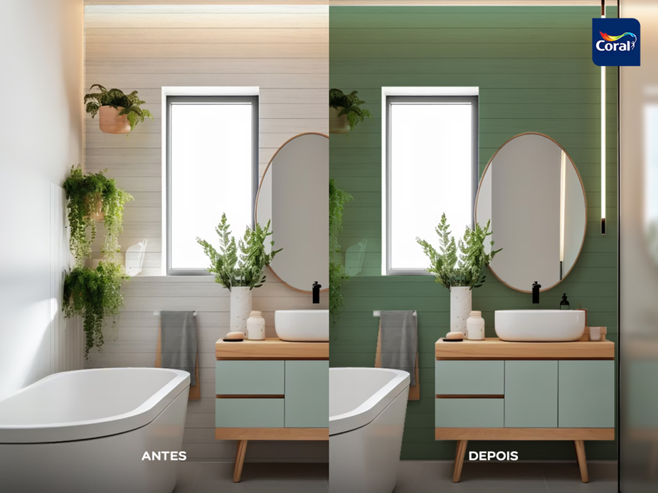 Shiplap em alta: banheiro leve e relaxante