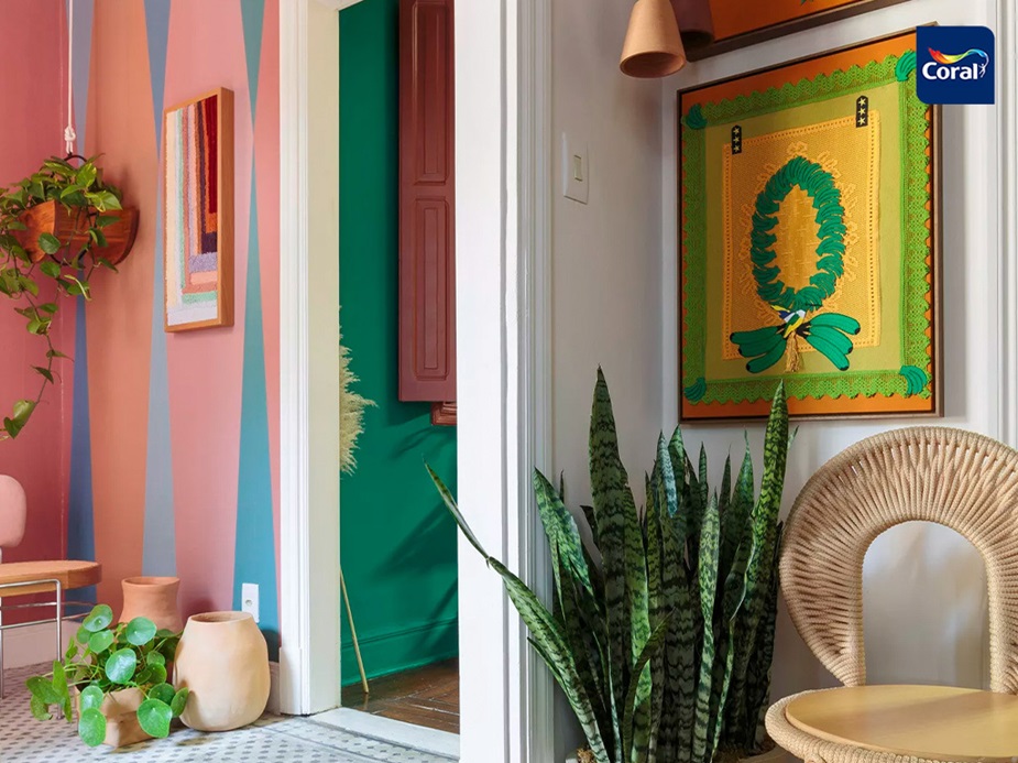 O cenário do Programa Decora apresenta várias combinações de tonalidades e objetos. Crédito: Felco